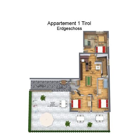 ريث ام الباختال Angerer Alpine Suiten Und Familienappartements Tirol المظهر الخارجي الصورة